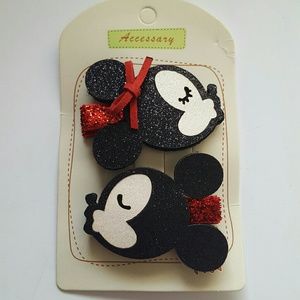 Boutique Minnie Mouse Clips